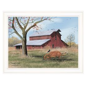 "Summer's End" by Billy Jacobs, Ready to Hang Framed Print, White Frame