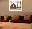 "Buck County Bridge" by Billy Jacobs, Ready to Hang Framed Print, White Frame